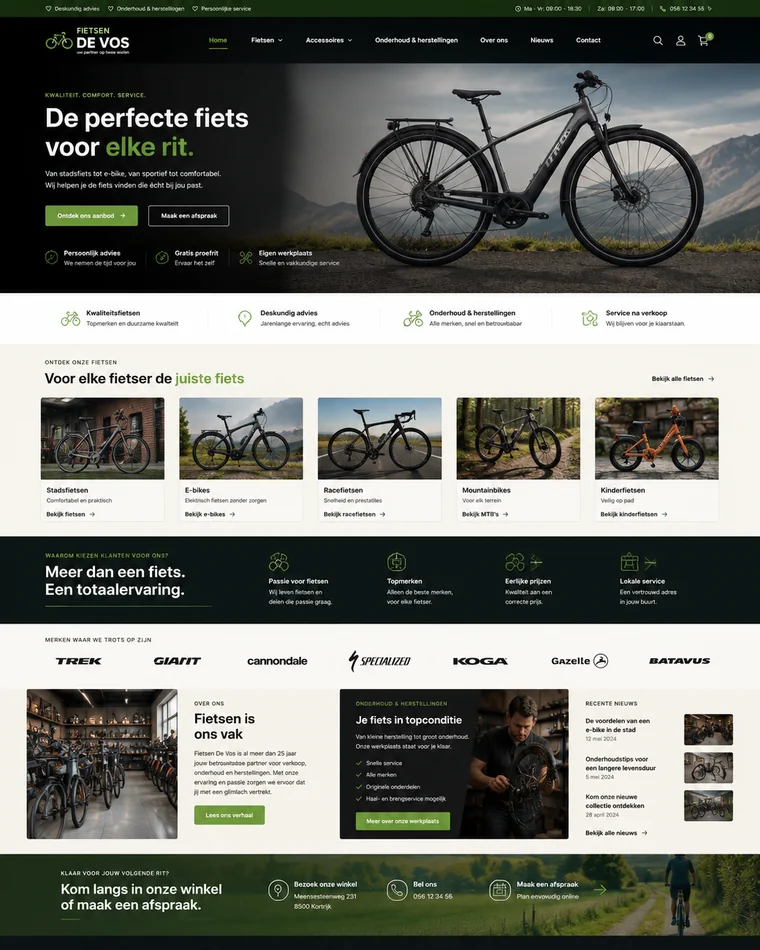 Expert · Conceptdesign fietsenzaak