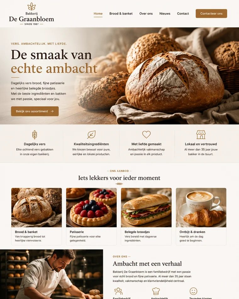 Starter · Conceptdesign bakkerij